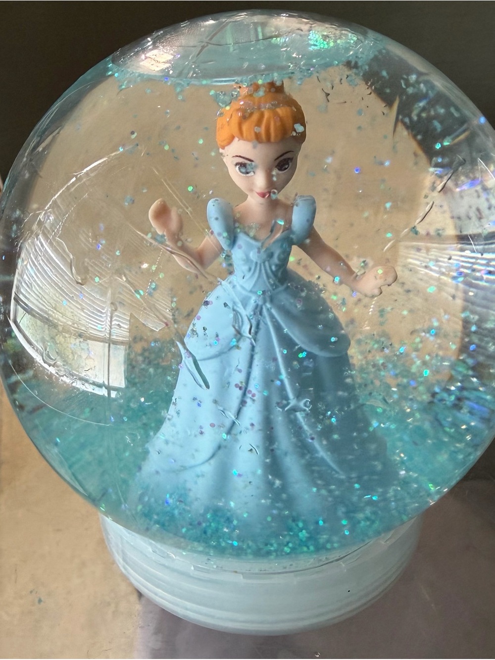 Handmade Cinderella Snowglobe